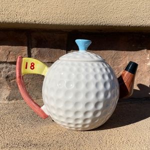Golf Ball Shaped Teapot